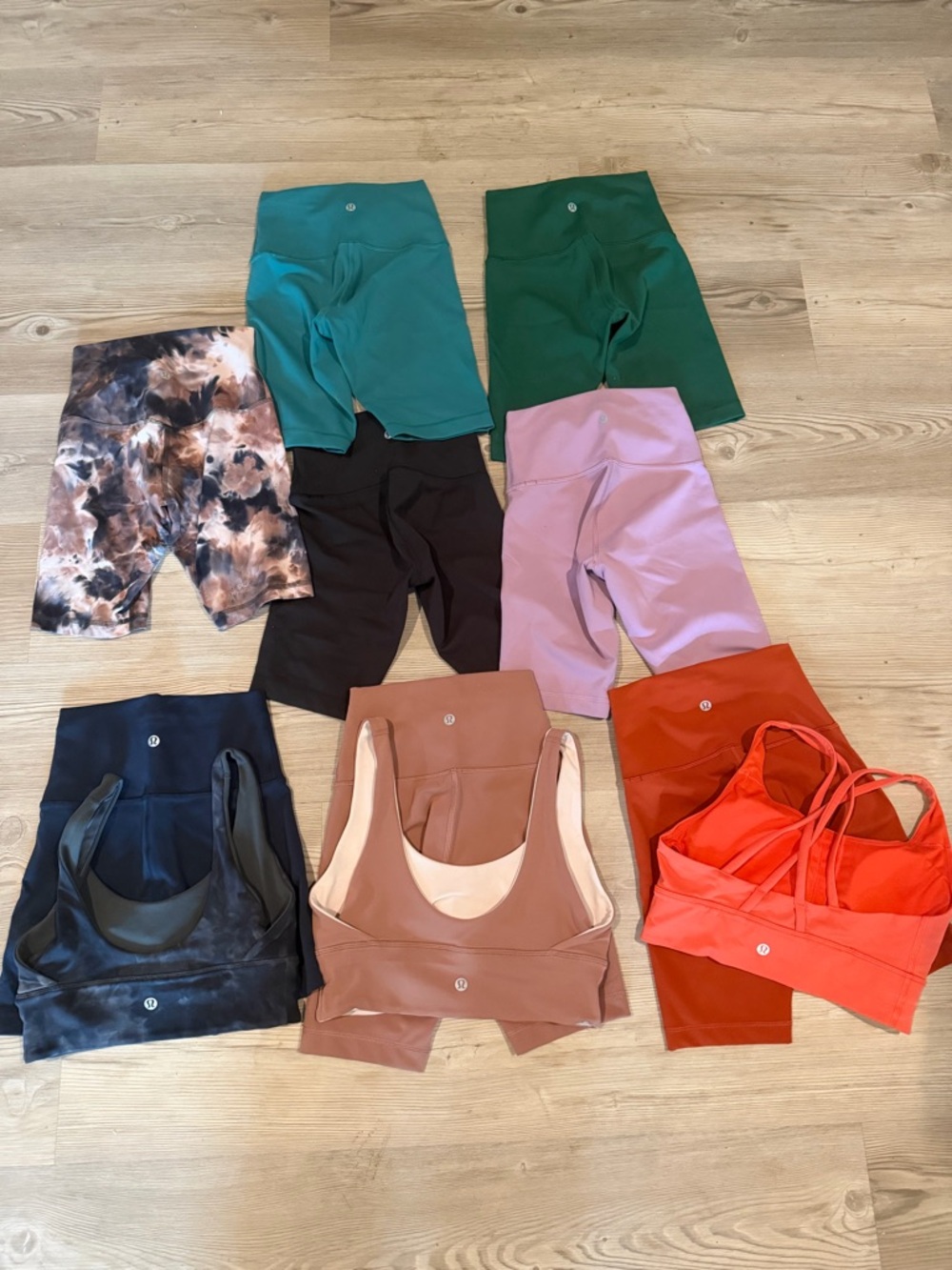 Lululemon Assorted Activewear Set - Multi Color- 11 items total